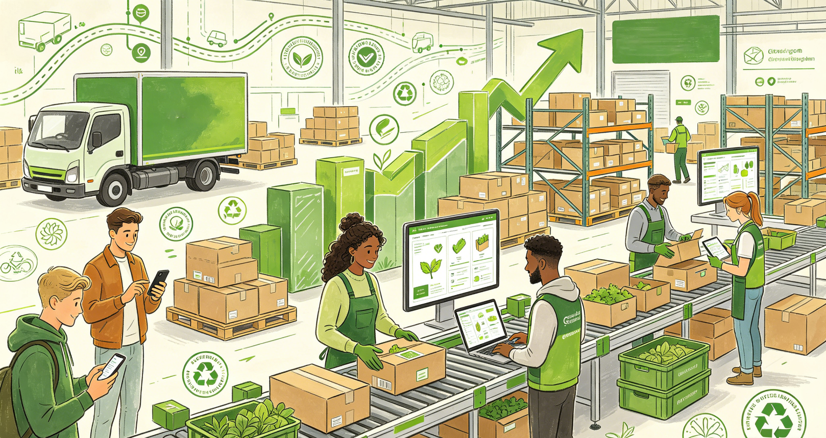 green fulfillment solutions / sustainable ecommerce fulfillment / eco friendly packaging ecommerce / world environment day ecommerce / sustainable shipping solutions / eco fulfillment service / green logistics ecommerce / sustainable warehouse management / europe eco ecommerce trends / environmentally friendly fulfillment