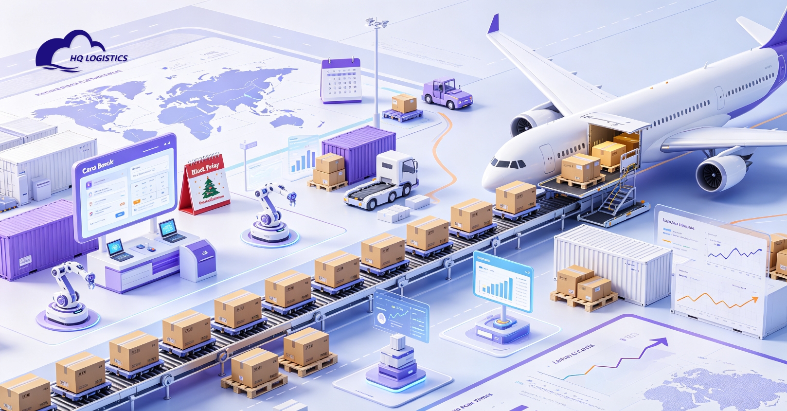 What This Means for Shopify Sellers.jpg AI air cargo demand, Shopify fulfillment, Q4 shipping strategy, Black Friday logistics, ecommerce air freight, 3PL fulfillment, holiday shipping, peak season logistics, Shopify 3PL, global fulfillment solutions