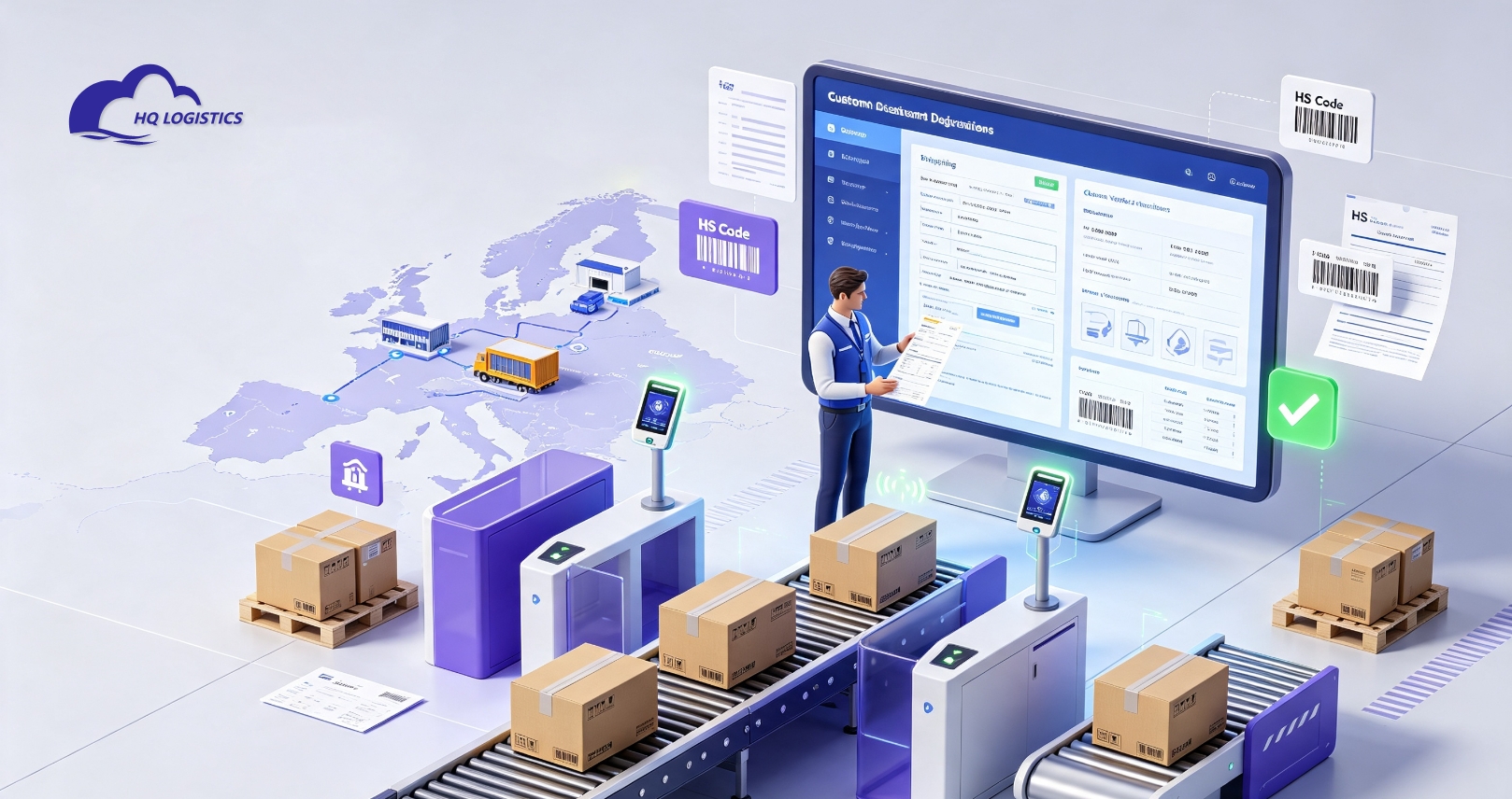 Customs Handling.jpg European shipping rates / Shopify shipping Europe / ecommerce shipping Europe / Germany shipping from China / France ecommerce shipping / Italy shipping from China / Spain ecommerce logistics / battery product shipping Europe / Shopify fulfillment Europe / European 3PL / China to Europe shipping / Q4 ecommerce logistics