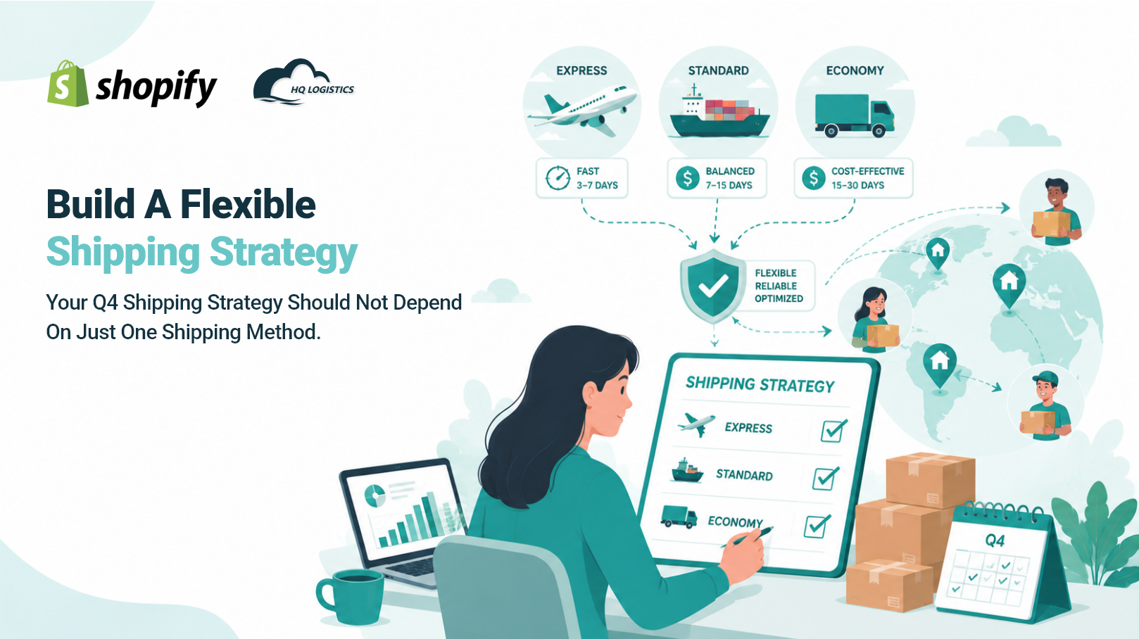 Q4 supply chain, Q4 fulfillment, Shopify supply chain, Q4 ecommerce preparation, Q4 inventory planning, Q4-ready supply chain, Shopify fulfillment, ecommerce supply chain management, Q4 inventory management, holiday fulfillment, peak season fulfillment, Shopify inventory planning, supplier management, overseas warehousing, 3PL vs 4PL, 4PL supply chain, global fulfillment, how to prepare a Shopify supply chain for Q4, how to build a Q4-ready supply chain, Q4 inventory planning for Shopify sellers, how to prepare fulfillment for peak season, Shopify Q4 fulfillment strategy, 3PL vs 4PL for Shopify brands