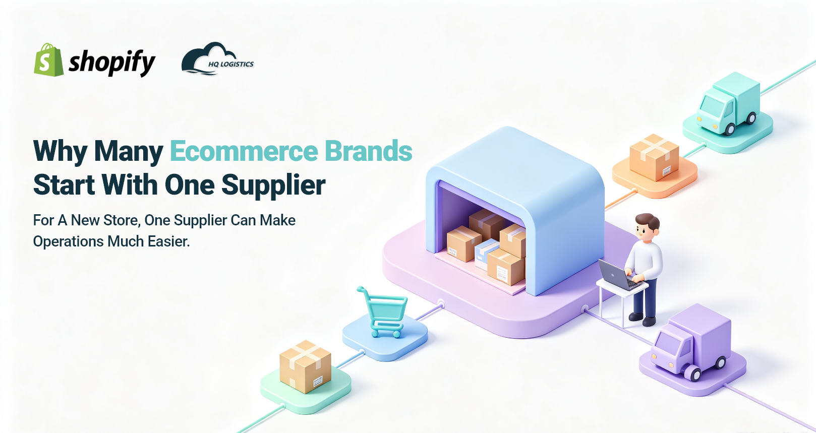 Why Many Ecommerce Brands Start With One Supplier.png one supplier vs multiple suppliers, ecommerce suppliers, multiple suppliers for ecommerce, ecommerce supply chain, supplier management, Shopify suppliers, ecommerce sourcing, supplier diversification, multiple supplier strategy, scaling ecommerce, One supplier vs. multiple suppliers—which is better for scaling ecommerce? Learn the pros, risks, and best strategies for building a reliable supplier network.