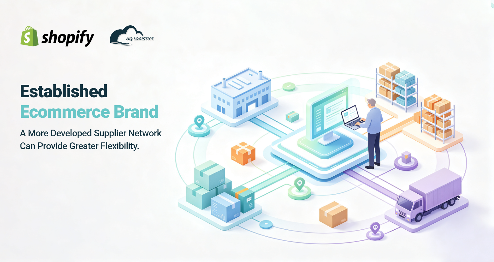 Established Ecommerce Brand.png one supplier vs multiple suppliers, ecommerce suppliers, multiple suppliers for ecommerce, ecommerce supply chain, supplier management, Shopify suppliers, ecommerce sourcing, supplier diversification, multiple supplier strategy, scaling ecommerce, One supplier vs. multiple suppliers—which is better for scaling ecommerce? Learn the pros, risks, and best strategies for building a reliable supplier network.