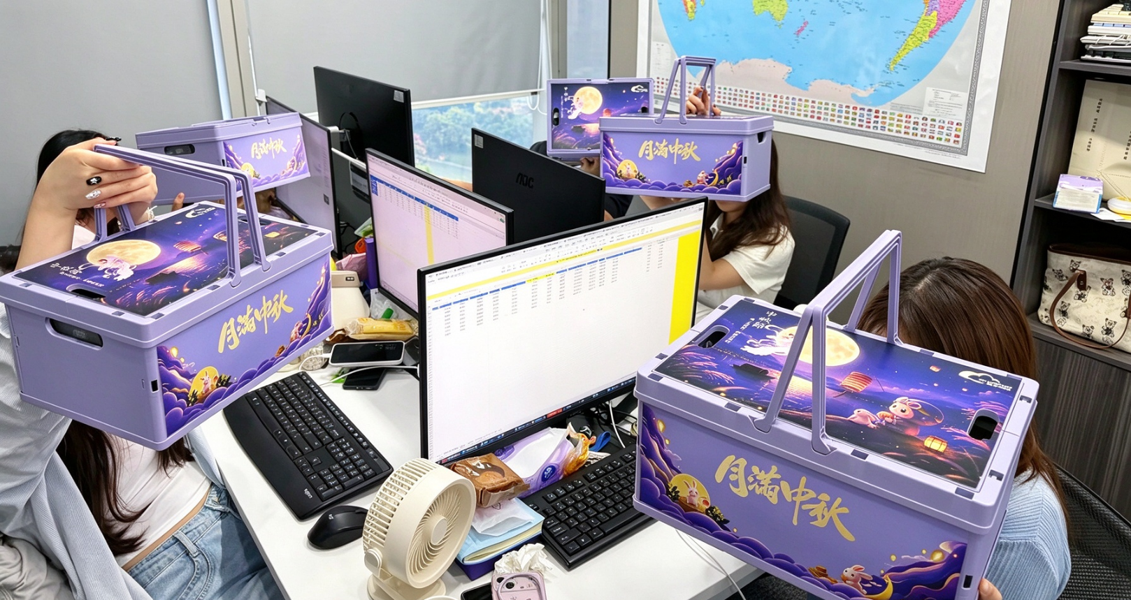 Mid-Autumn Festival, Mid-Autumn Festival celebration, Mid-Autumn Festival gifts, employee appreciation, employee appreciation gifts, company culture, HQ company news, Mid-Autumn Festival company event, employee benefits, team culture, and employee appreciation event.